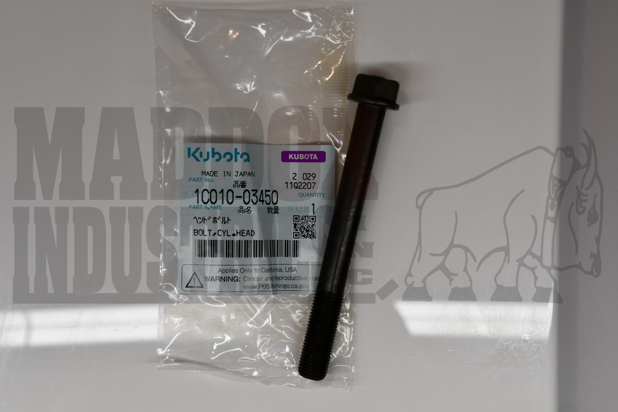 Kubota 1C010-03450 Cylinder Head
